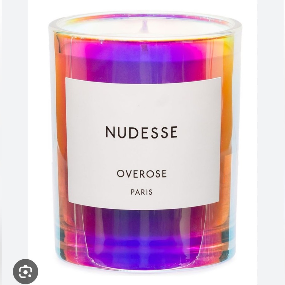 NIB Overose Nudesse holographic candle